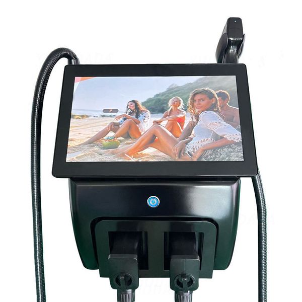 Newest Portable 2 In 1 Laser Hair Removal Diode And Pico Second 808 Diode Laser Hair Remove Picosecond Tattoo Removal Machine