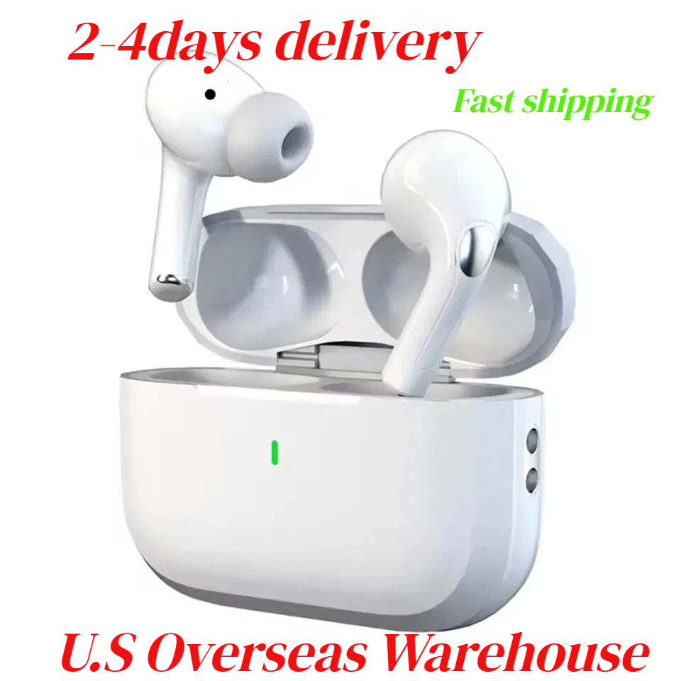 2025 TWS Earbuds Pods 3th 4th Gen With ANC Headphone Pods Pro 2 ANC USB C Earphones Wireless Bluetooth Headset USB-C charging port For Xiaomi iPhone