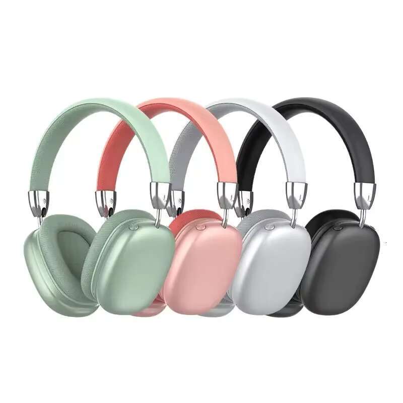 shanshi P9 Pro Max Wireless Headphones With Mic Sport Waterproof Headset Telescc Type-c Over-ear Earphones