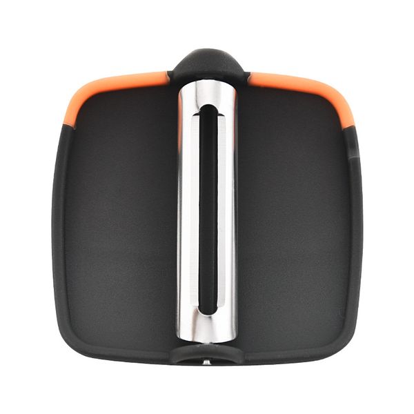 1000pcs Smart Kitchen Gadgets Vegetable Tools Vegetable peeler Plastic Stainless steel double finger apple fruit palm peeler