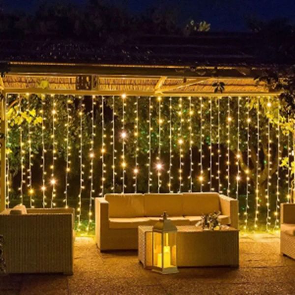 LED Strings Christmas Icicle Lights Outdoor 30M LED Icicle Lights Waterproof Window Curtain String Light Christmas Twinkle Icicle Lights CL2