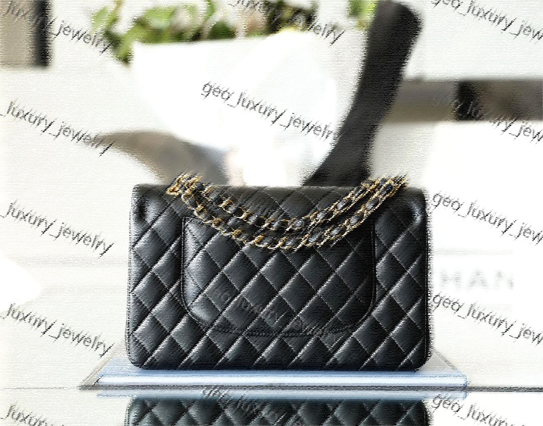 10A Mirror Quality Designer bag Flaps HandBag 20CM25CM30cm Caviar Lambskin Purse Quilted Handbag Shoulde ,Imported from France Orginal Supplier leat