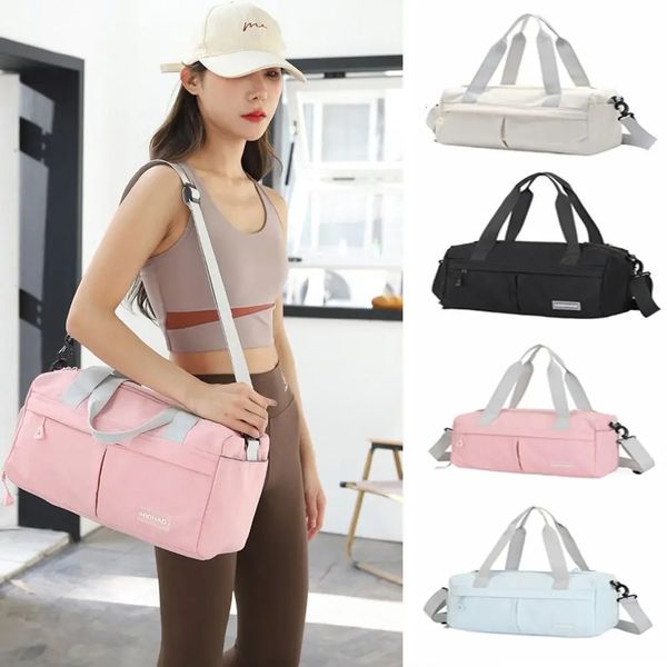 Shoe accessories yoga mat dry wet separation large capacity swimming handbag waterproof and wear-resistant fitness handbag 241220