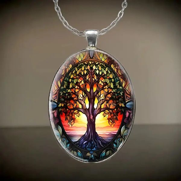 Halloween necklace horror scary gothic game necklace movie film science fiction animal necklace Cute Anime Movies Games Hard necklace Metal