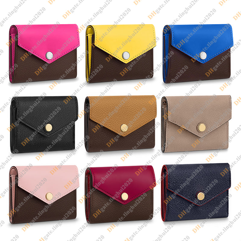 Ladies Fashion Casual Designer Luxury ZOE Wallet Coin Purse Key Pouch Credit Card Holder TOP Mirror Quality M62933 M62932 M80725 M62935 M82983 M8298