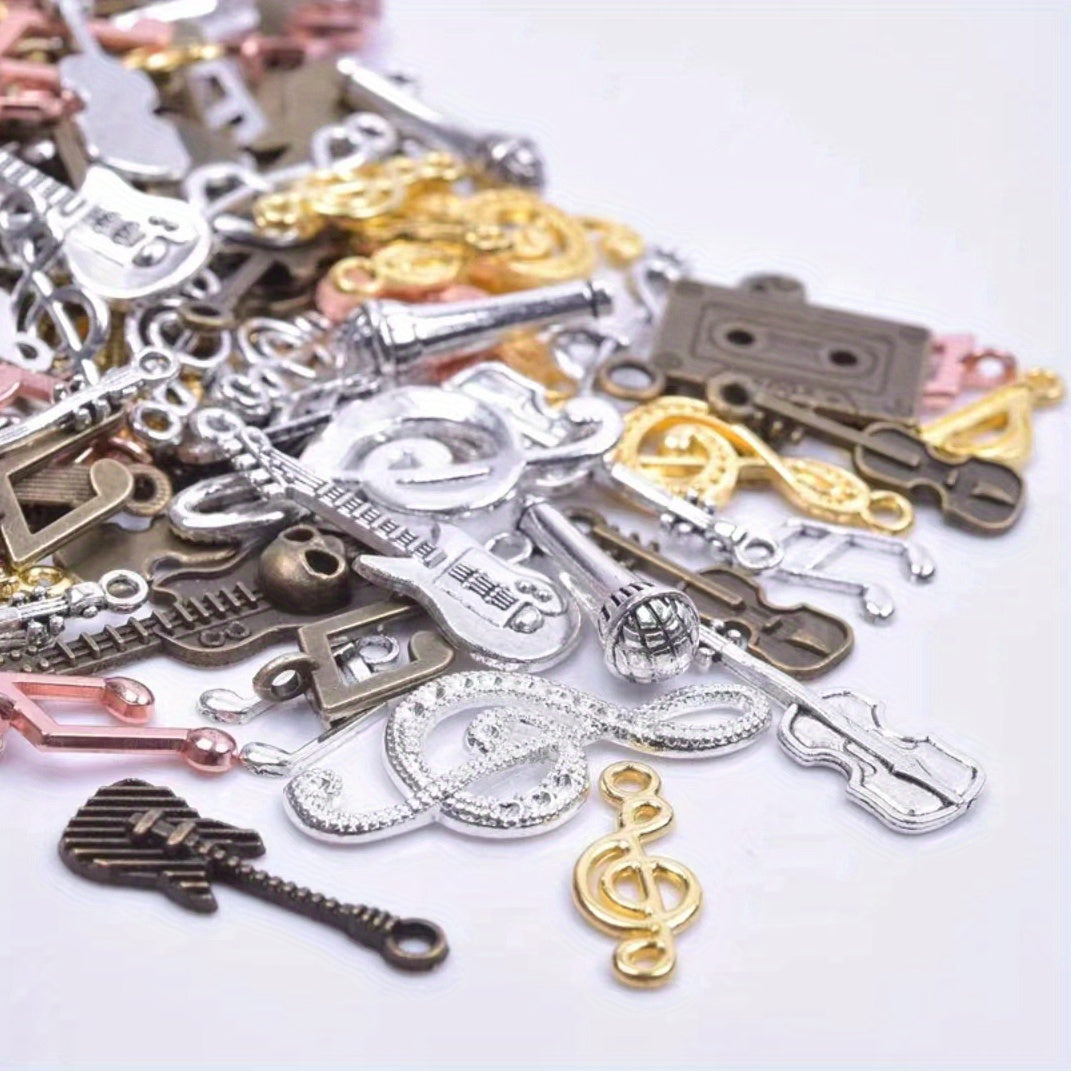 TEMU 200--50-20g Diy Zinc Alloy Jewelry Accessories, Product Pendants, Mixed Accessories For Keychains, , Necklaces, And , Small