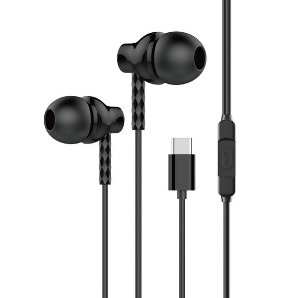 E11R Wired Type-c Headphones Digital Decoding Headset in-ear Earbuds Reduction Noise Suitable for Xiaomi Huawei Oppo Headphones