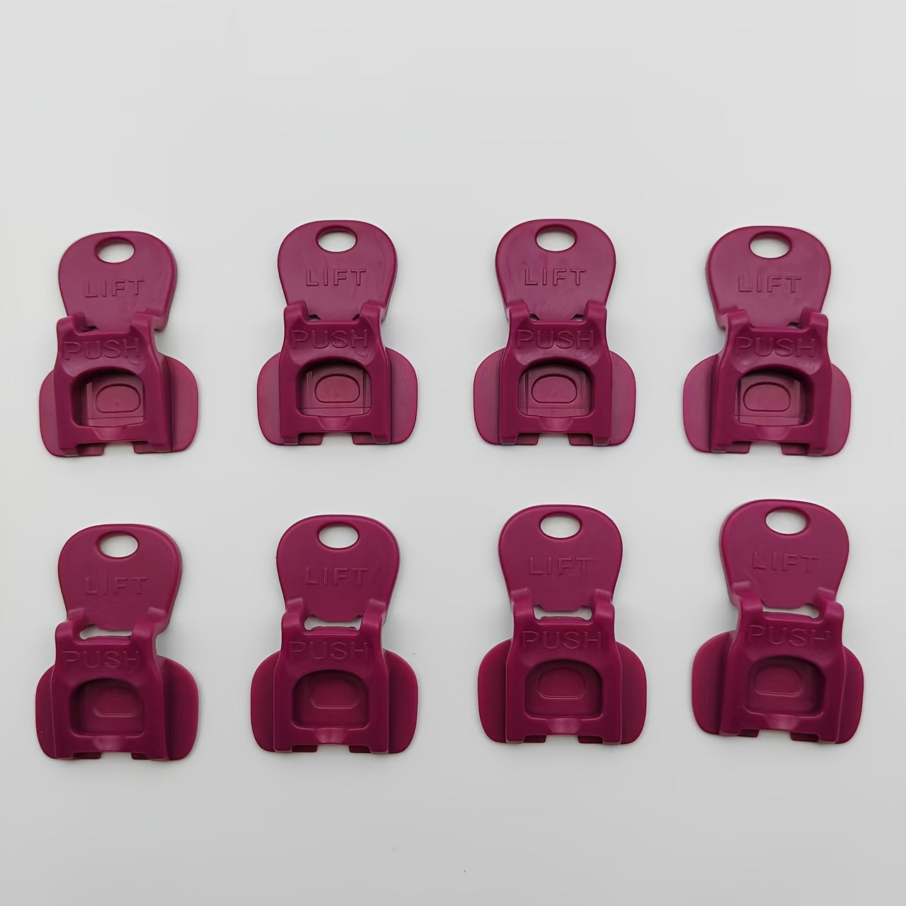 TEMU 8-pack Multi- Plastic Beverage Can - & Push Tab Tools For Soda & Soft Drinks, Dustproof & Insect-resistant, Ideal For Weddings, Birthdays,