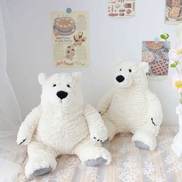Plush Dolls 31cm Cute Animal Polar Bear Plush Toy Sea Animals White Bear ToysY2412160MFV