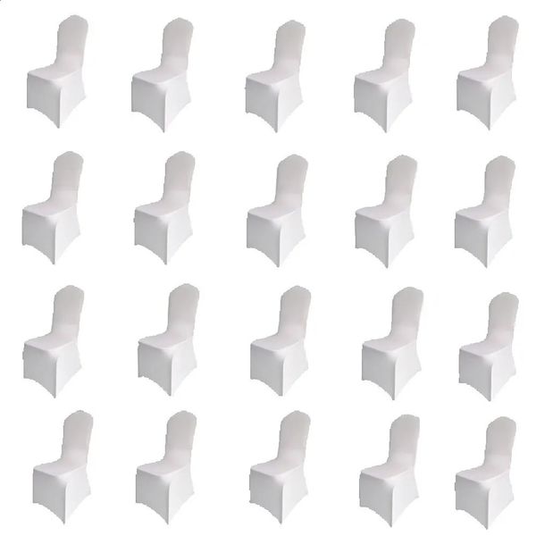 203050100150Pcs Spandex Wedding Chair Seat Cover 240729