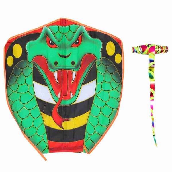 Kite Accessories Snake Kite Easy to fly kite large kite with long tail childrens outdoor sports adult outdoor gaming activities Beach WX5.21