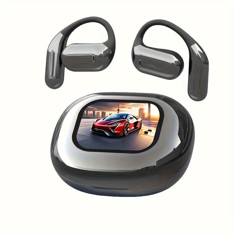 TEMU High- Touch Screen, Wireless Headphones, Enc , Audio, Eq Switching, , , Large-capacity Battery, Flexible Ear Hooks, To Mobile App, Suitable For