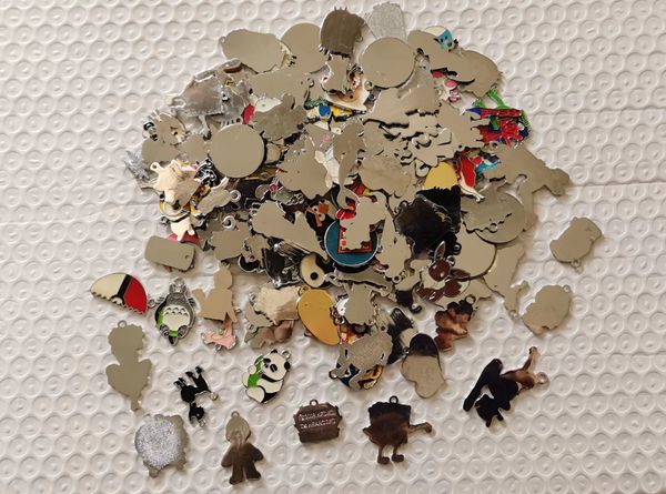200pcs Cell Phone Straps & Charms Metal DIY Jewellery Making Crafts Metal Charms Pendants Wholesale