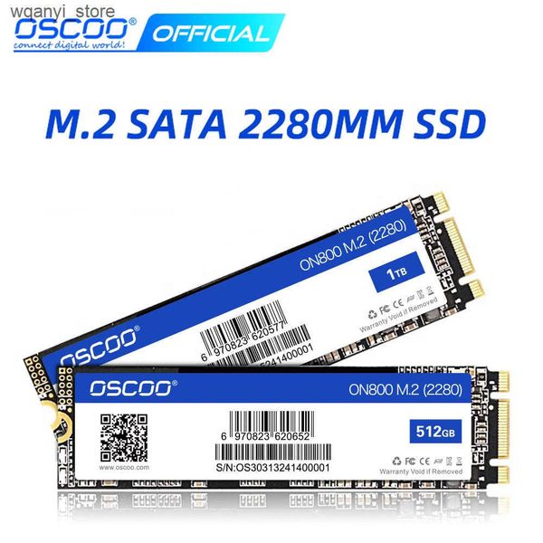 Hard Drives OSCOO SSD M2 Sata M.2 NGFF Solid State Drive 1TB 512GB 256GB 2280 Hard Drive Disk for Lapto Notebook SSD L240910