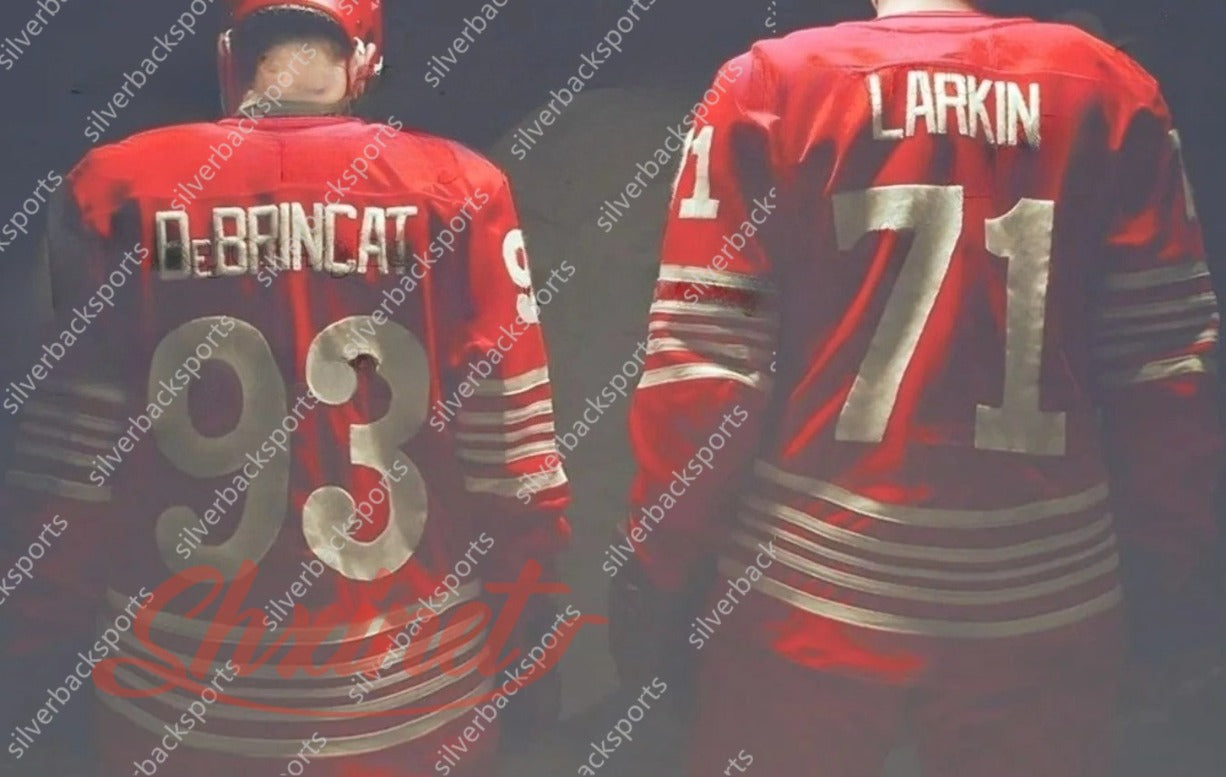 88 Patrick Kane 2025-26 Red Centennial Hockey Jersey Larkins Alex DeBrincat Seider Yzerman Lucas Raymond Gibson Custom Stitched Sweater Casual Wear