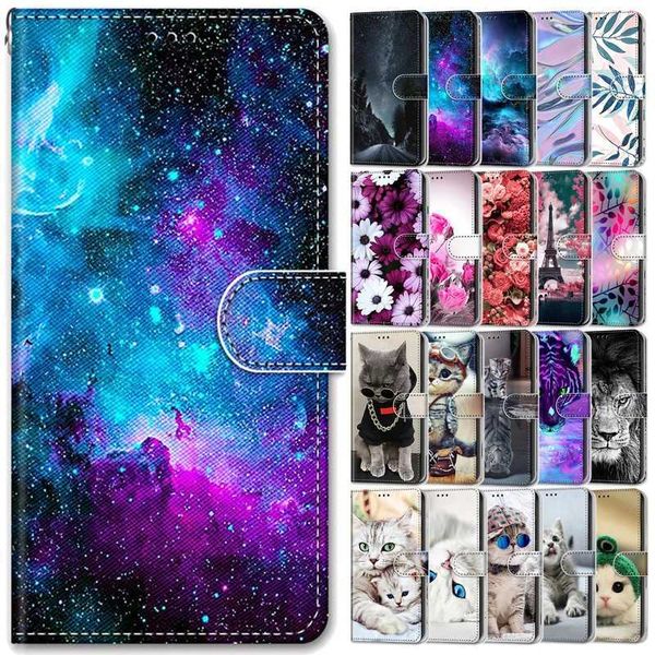 Leather Wallet Case For xm Redmi 10 2022 Flip Cover na For Redmi10 A 10A 10Prime Redmi10A 5G Painted Animal Case Phone Bags CL240814