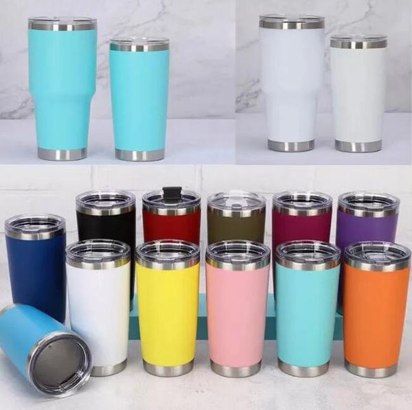 20oz Drinkware waterTravel Car Mug Double Wall Cold or Beer Coffee Cup Vacuum Flasks Insulated Stainless Steel Thermos