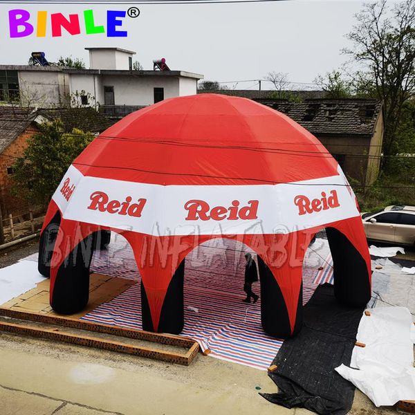 12m 40ft diameter with blower igloo inflatable spider tent,Trade show custom print fabric air canopy marquee gazebos tents