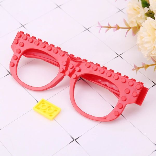 New Glasses Toys Baseplate DIY Toy Glasses Frame Brick Compatible with Legoed Party Christmas Favors Carnival Decoration