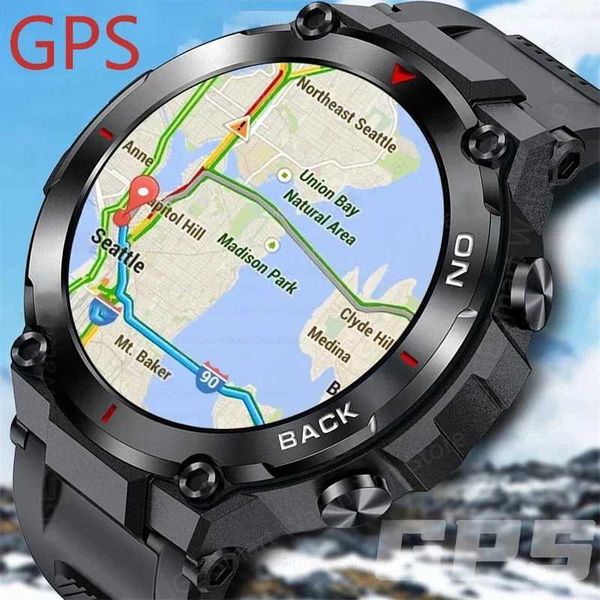 Smart Watches GPS smartwatch mens outdoor military high-definition screen heart rate IP68 waterproof sports smartwatch Xiaomi watch 480mAh b