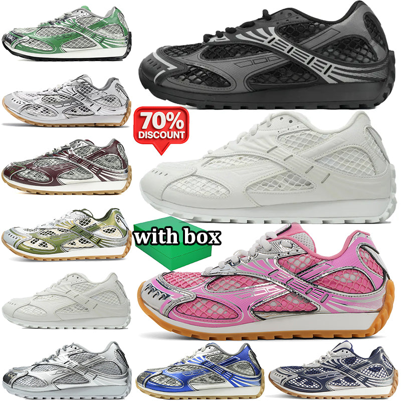 with box luxury sneakers designer men women stylish shoes durable trainers outdoor casual athletic footwear comfort daily wear black white pink gree