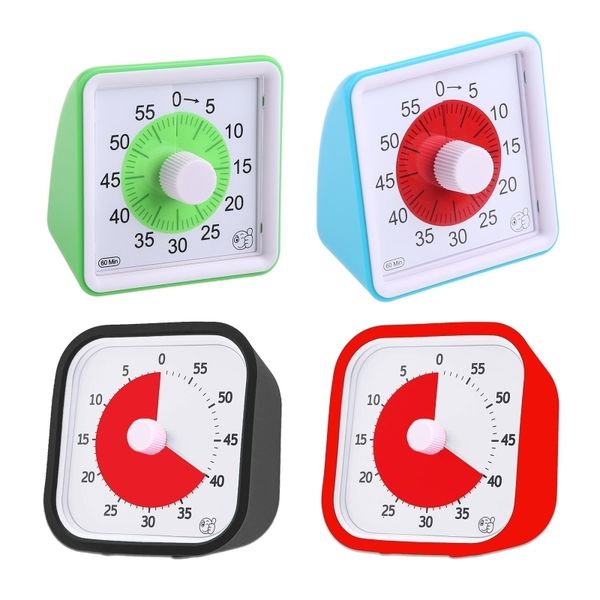 Kitchen Timers 60 Minute Visual Timer Classroom Countdown Clock for Kids Adults Time Management Tool for Teaching Kitchen Timer 230328