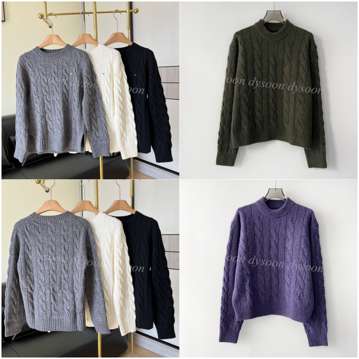 Top Quality Women Sweaters Size SML 2 Styles Fashion Knitswear Round Neck Wool Cashemere With Dust Bag 29696 29859