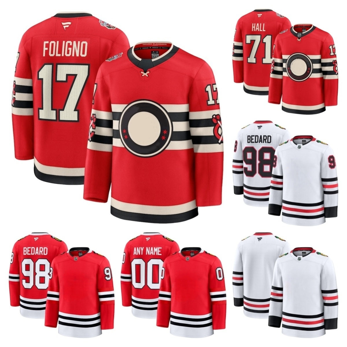 Frank Nazar Jersey Hockey Teuvo Teravainen Andre Burakovsky Ryan Donato Sam Rinzel Louis Crevier Alex Vlasic Ryan Greene Wyatt Kaiser Lukas Reichel