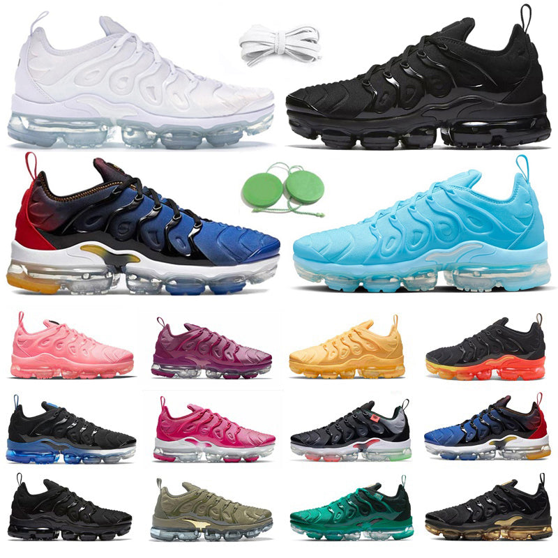 Tn Plus Mens Running Shoes University Blue Triple Black White Red Since 1972 Orange Gradients USA Volt Yolk Atlanta Bubblegum Men Women Trainers Spo