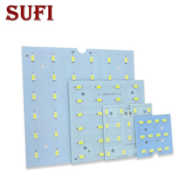 5Pcs LED Ceiling Light Lamp Source 6W 9W 12W 18W LED PCB With SMD5730 Chip Rectangle LED Chip DIY For LED DownlightLX241114