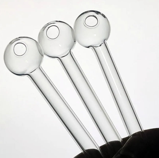 Hookahs Pyrex Glass Oil Burner Pipe Clear pipes transparent Great Tube tubes Nail tips