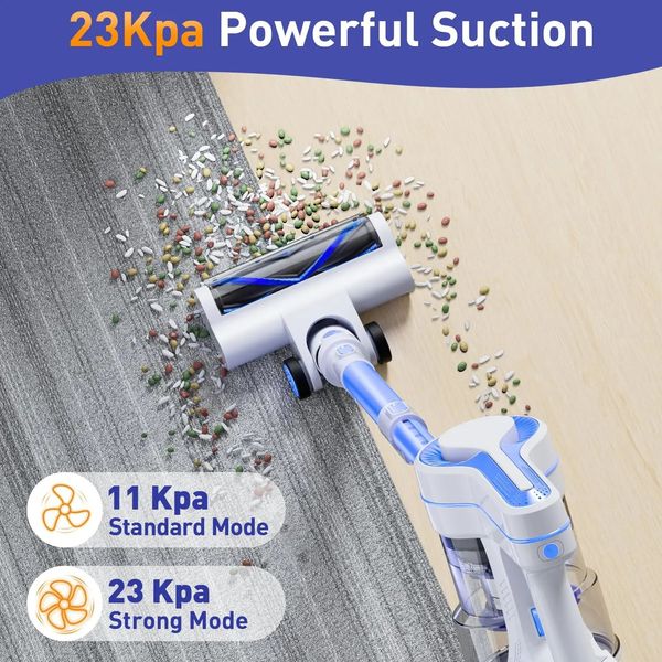 AR182 Cordless Vacuum Cleaner Detachable 23KPA Suction 6-in-1 Long Run Time For Hard Floors car Pets Hair 240913