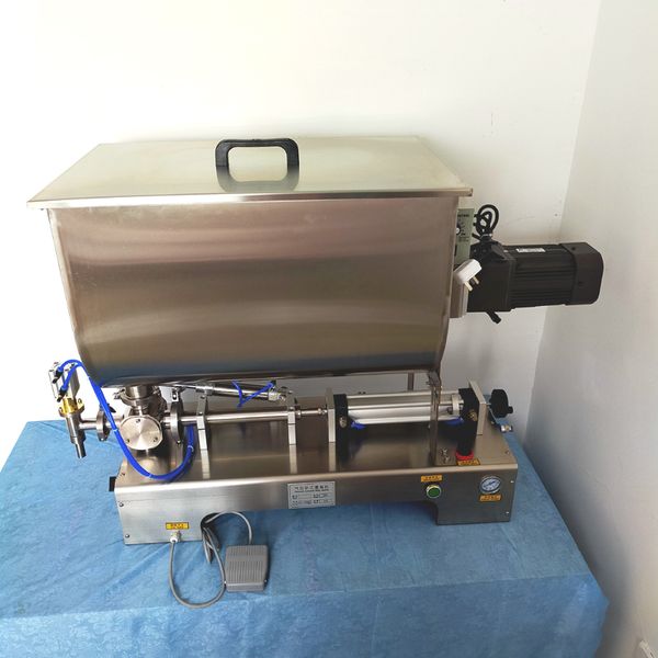 Horizontal Filling Machine For Shampoo Detergent Peanut Butter Tomato Sauce Chili Sauce Mixing Filling Machine