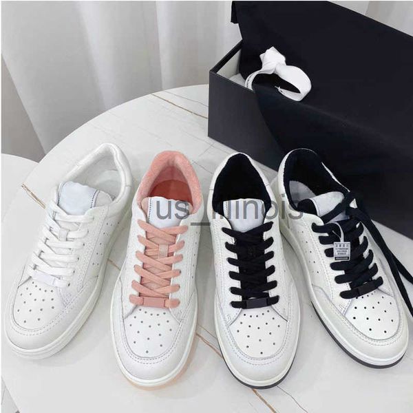 Tênis de tela branca casual designer de sapatos casuais para mulheres - Ultra Comfort Walkshoes com sola grossa J250121