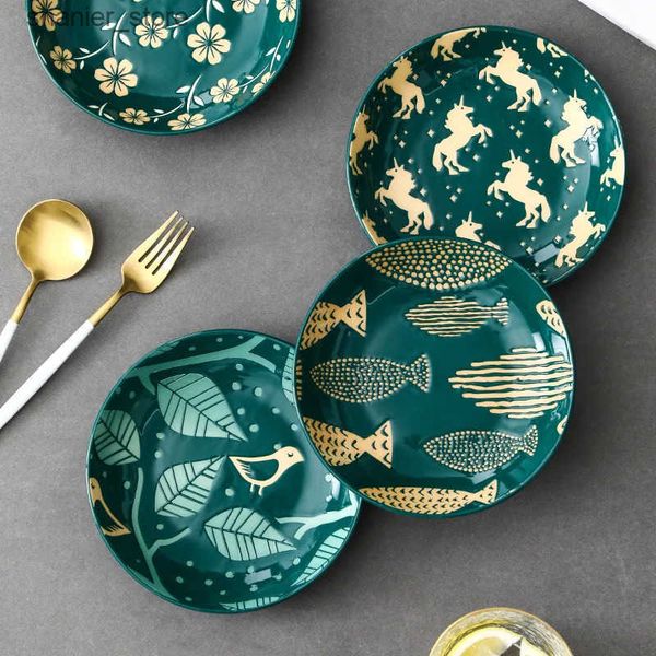 Dishes Plates Next article 8-inch shallow flatbed household ceramic rice flatbed restaurant tableware hotel dining table commercial flatbed