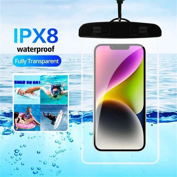 For Waterproof phone case swimming waterproof bag universal underwater phone protector bag PV cover suitable for iPhone 15 14 13 Pro Max X24