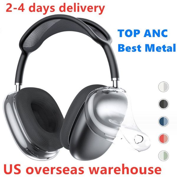 For Airpods Max Headband Headphone Earphones Accessories Transparent TPU Solid Silicone Waterproof Protective case AirPod Max Headphone Head
