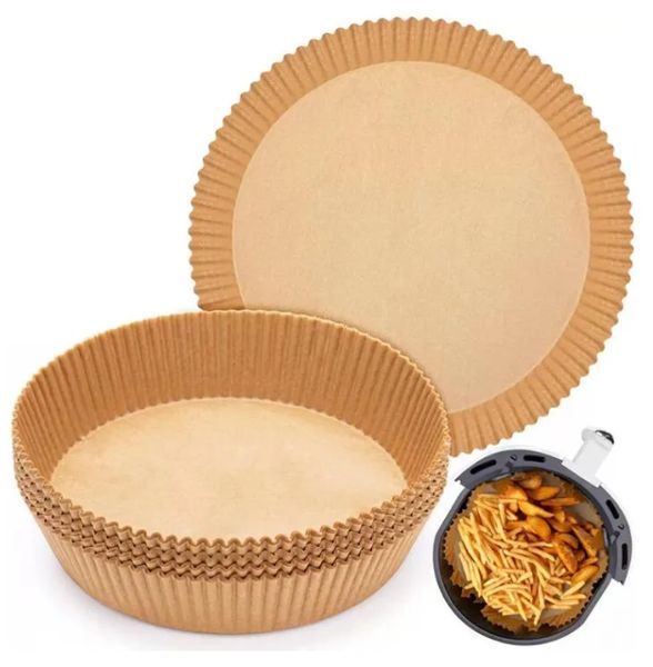 Air Fryer Disposable Er Non-Stick Parchment Paper Bowl Dishes For Frying Baking Cooking Roasting And Microwave Unbleached Oil-Proof G0518