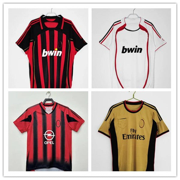 11 12 Retro shirts home 93 94 95 96 97 Gullit SOCCER JERSEY 02 03 04 05 Maldini Van Basten football KAKA Inzaghi 06 07 2009 PIRLO SHEVCHENKO BAGGIO