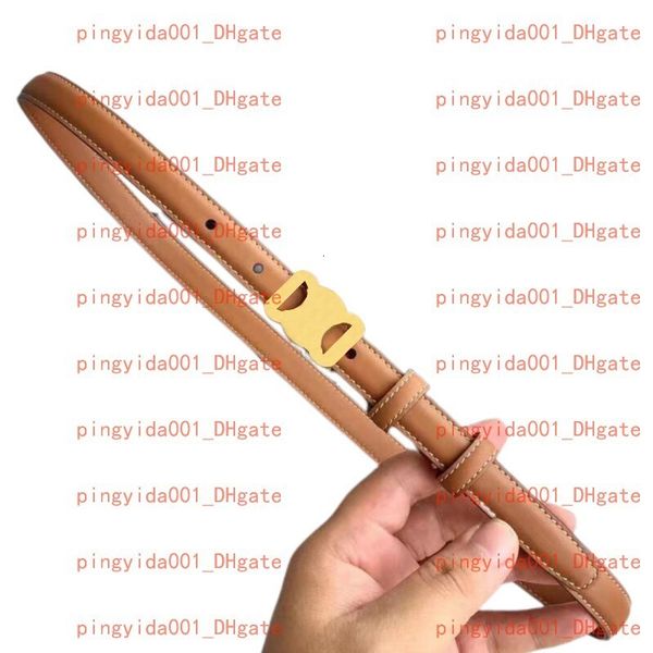 Designer Men Classic Retro Smooth Buckle Women Narrow Width 2.5cm-1.8cm Fashion Casual Daily Decorative High Quality Cowhide Thin Waist Belt