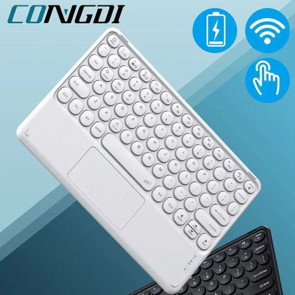 Keyboards Wireless Keyboard Rechargeable Gaming Keyboard Touchpad Bluetooth-compatible Keypads for Phone Samaung PC Tablet iPad Keyboards z2