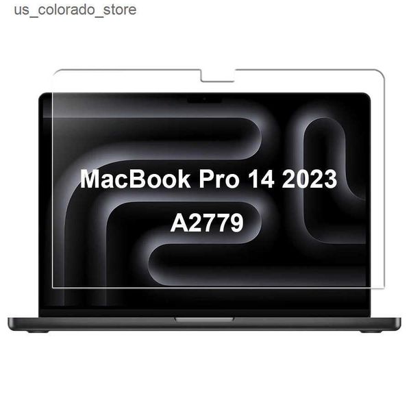 Tablet PC Screen Protectors 9H tempered glass suitable for MacBook Pro 14 2023 A2779 screen protector M2 Max 14.2 inch bubble movies L240910