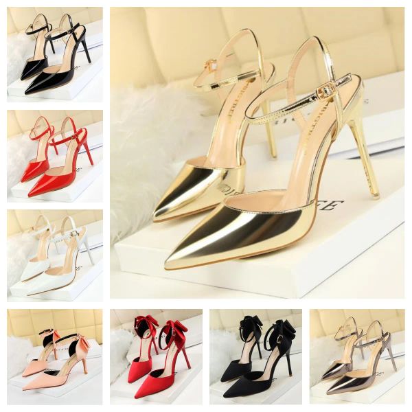 Dress Shoes Newest Cinderella Shoes Rhinestone High Heels Women Pumps Pointed toe Woman Crystal Party Wedding Shoes zapatillas mujer
