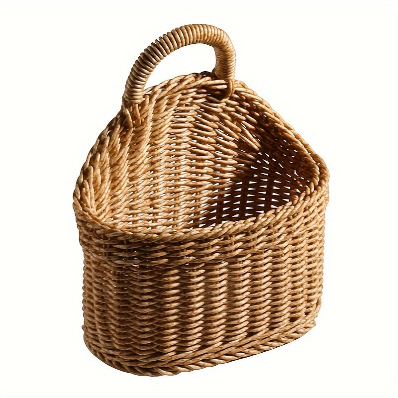 TEMU Hanging Basket Kitchen Storage Basket Fruit Organizer, Hanging Basket, Decorative Wall Basket Organizer For Plants
