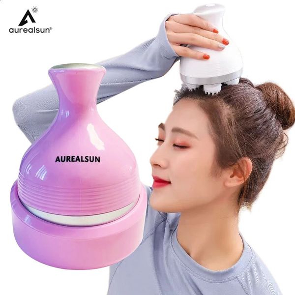 Electric head massage health care anti stress relaxing body massage deep tissue wireless scalp massage preventing hair loss 241206