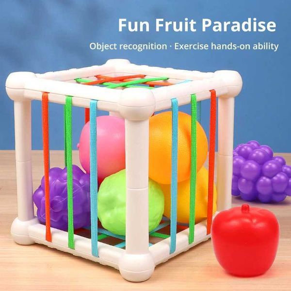 Sorting Nesting Stacking toys 7Pcs Kids Educational Cube Shape Matching Stacking Learning Toys Educational Play Games Baby Toys z241212