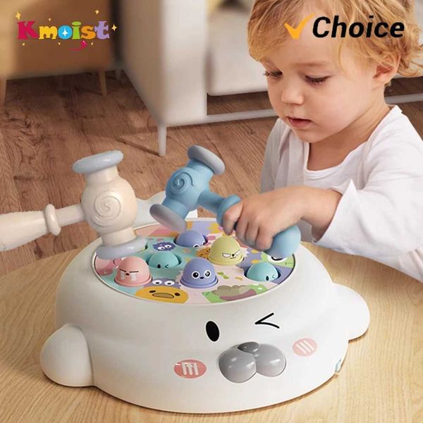 Intelligence Toys Montessori Early Educational Interactive Toy Plastic Whack A Mole Games Hobbies batendo martelos sedem brindes para bebês
