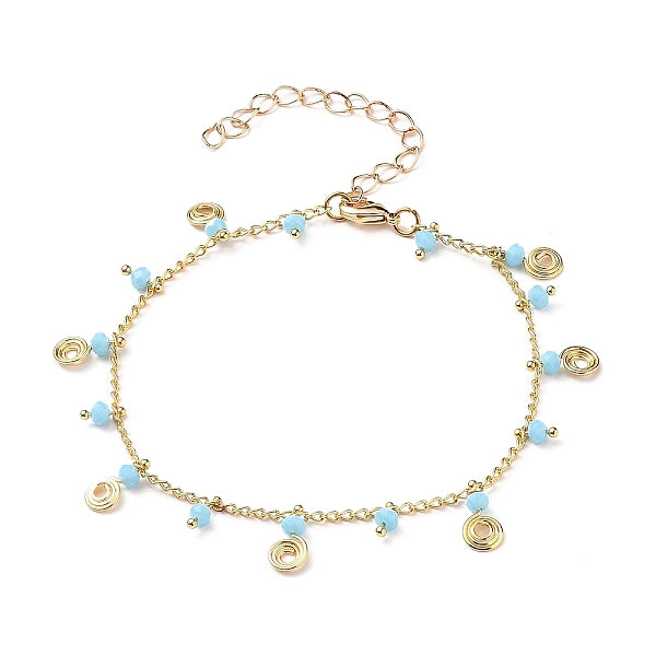 Messing Wirbel Charm Armbänder