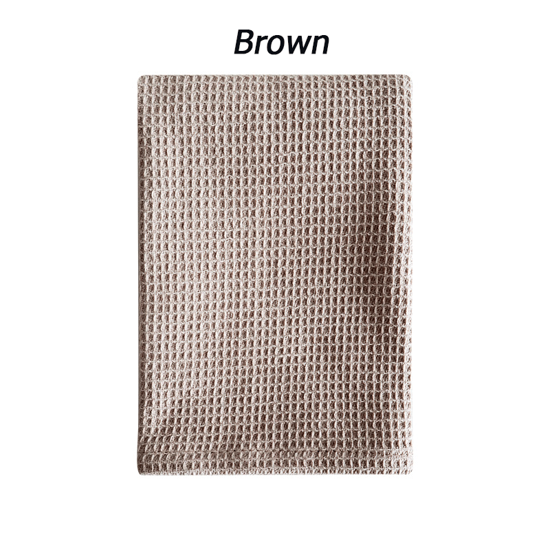 TEMU 8 Pcs Cotton Plain Waffle Kitchen Towels, Durable Fabric, Household Kitchen Plain Rag, Kitchen Absorbent Square Towel, Perfect For Countertops,