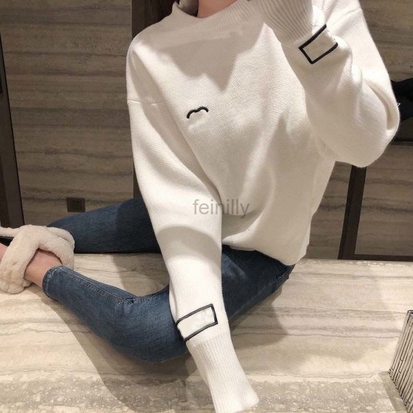 2025 Designer Sweater Men women sweaters Embroidery Print sweater Knitted classic Knitwear Autumn winter keep warm design pulloverMHDL